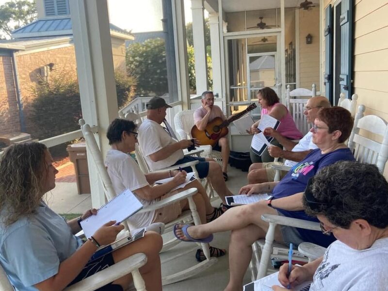 Reflection time on our mission trip