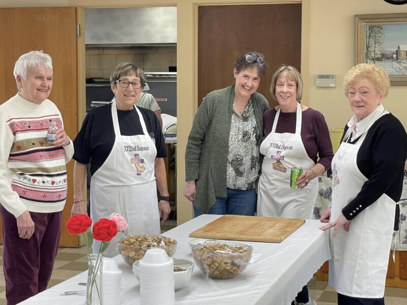 Culinary and Mission Team during Lasagna Dinner