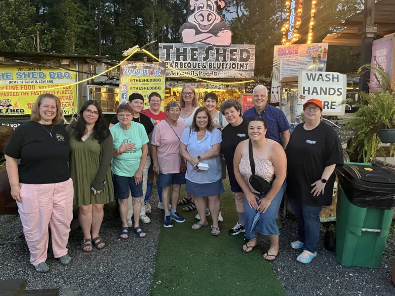 Mission Team enjoying some Fellowship at The Shed in Biloxi, MS