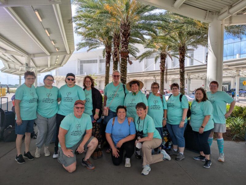 Mission Team at Airport in New Orleans