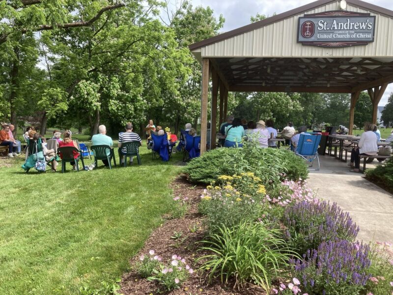 Outdoor Worship in our Pavilion