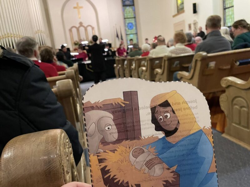 Flat Nativity at Philadelphia Bronze Concert
